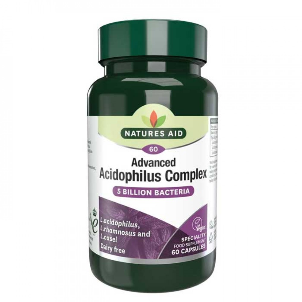 Acidophilus Complex 5 billion 60 κάψουλες - Natures Aid / Προβιοτικό