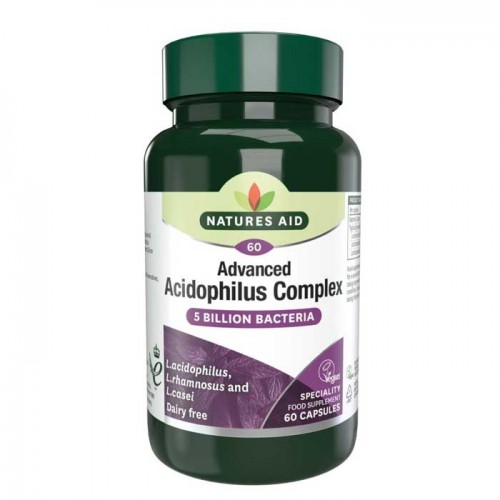 Acidophilus Complex 5 billion 60 κάψουλες - Natures Aid / Προβιοτικό