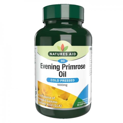 Evening Primrose Oil 1000 mg 90 κάψουλες Natures Aid - Γυναικεία Υγεία