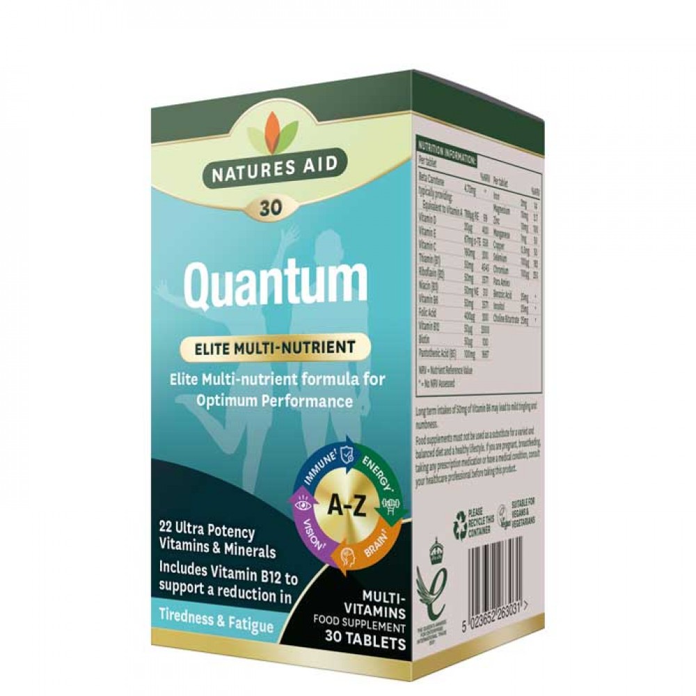 Quantum Optimum Performance 30 tabs - Natures Aid / Πολυβιταμίνη