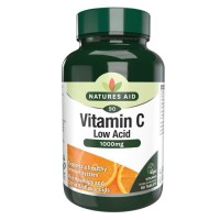 Vitamin C 1000 mg Low Acid 90 ταμπλέτες - Natures Aid